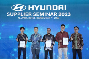 Tumbuh Bersama Indonesia, Hyundai Berikan Sertifikat Pada 3 Pemasok Lokal atas Prestasi R&D